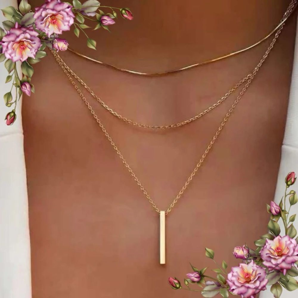 Multi-layer Collarbone Chain necklace